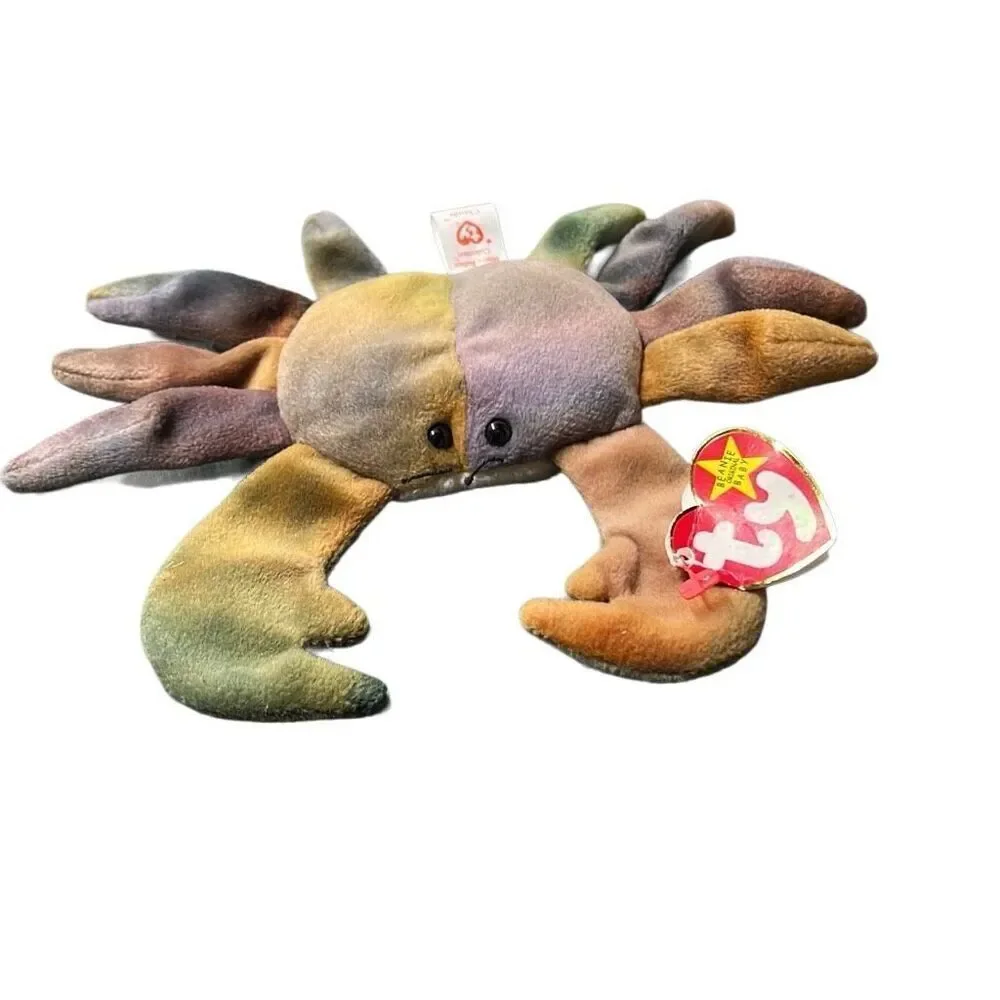 TY Toys Multicolor The Beanie Babies Collection Claude the Crab Stuffed One Size - Picture 4 of 10